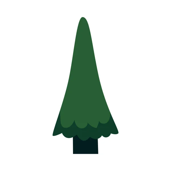 Abstraktní strom vektorové ikonou zelené listí — Stockový vektor