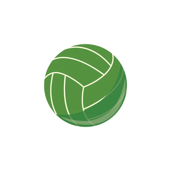 Vector volley ball, sport equipment simple icon — Stock Vector