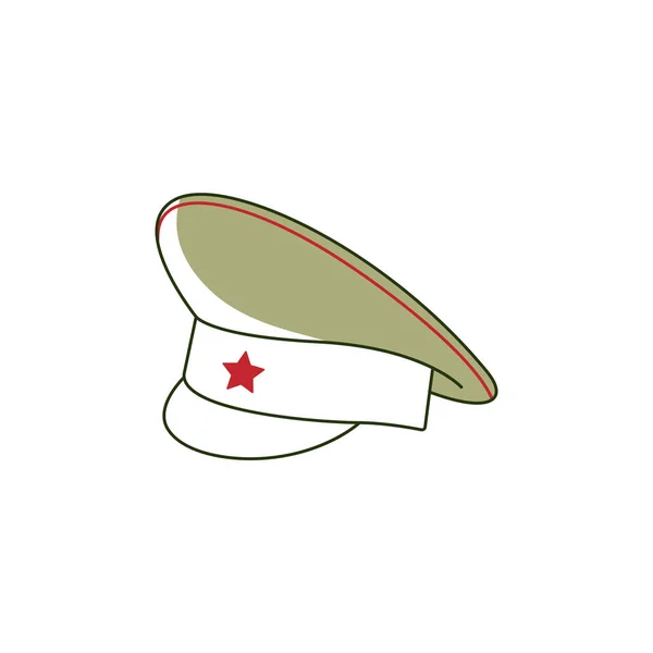 Ejército plano vectorial, conjunto militar defensor de la patria — Archivo Imágenes Vectoriales