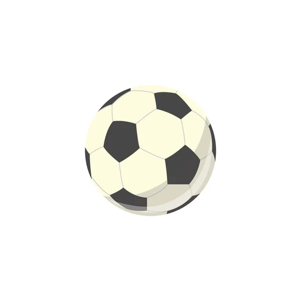 Ballon de football vectoriel, équipement de football icône simple — Image vectorielle