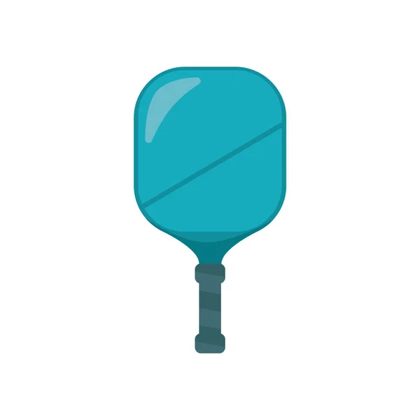 Racchetta da tennis vettoriale racchetta da pickleball icona blu — Vettoriale Stock