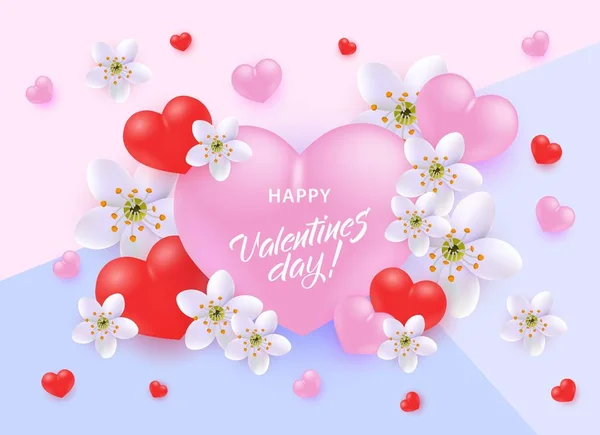 Vector happy valentines day special offer design — Stock Vector