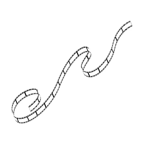 Векторная изогнутая лента — стоковый вектор