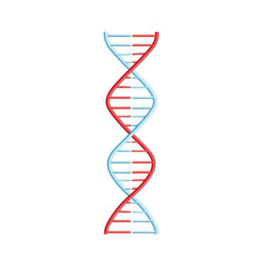 Vektör Dna molekül sarmal spiral genetik kod