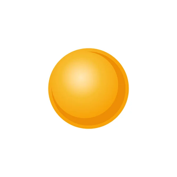 Ilustração vetorial da estrela do sistema solar Sun em estilo plano . — Vetor de Stock