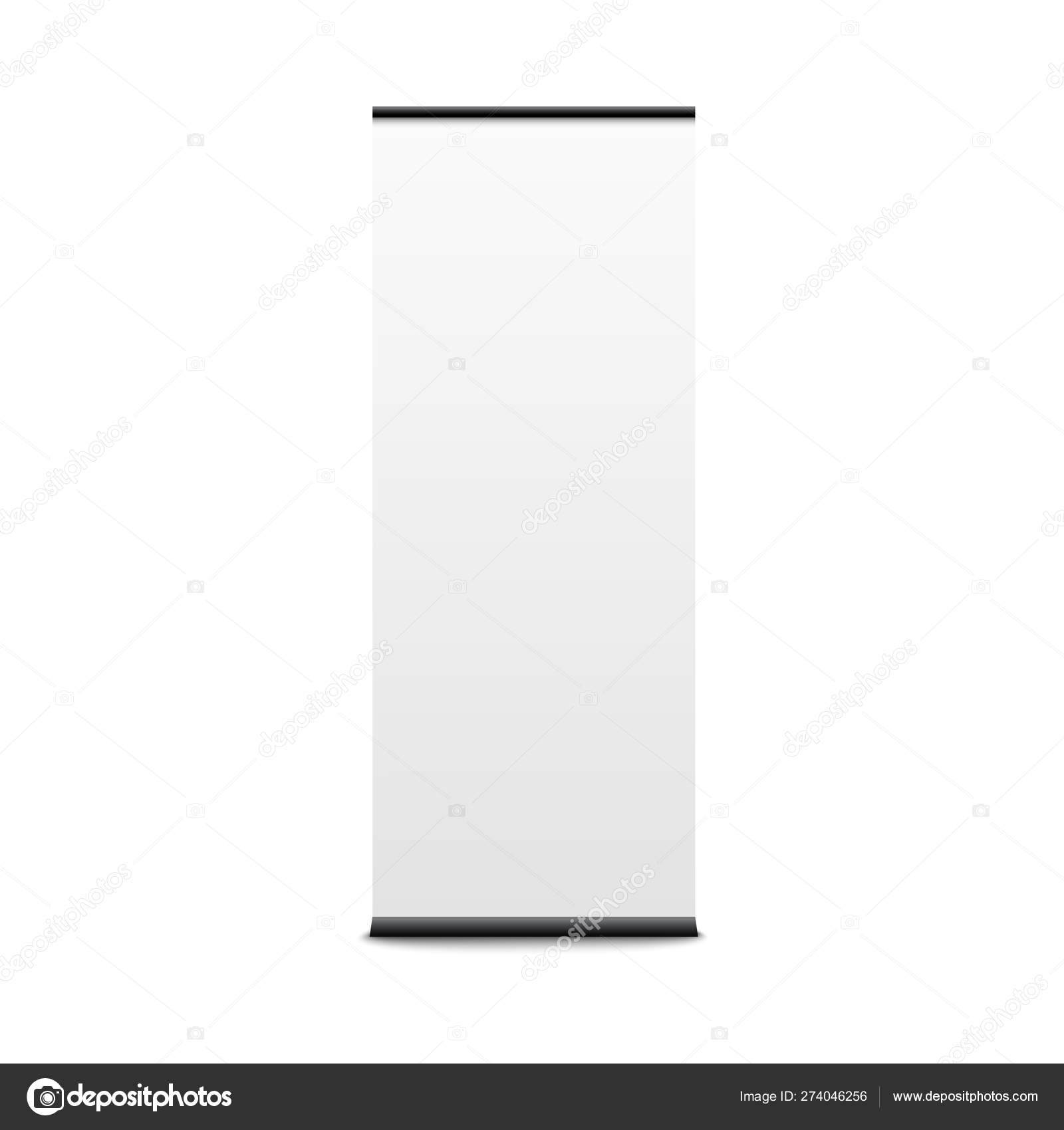 Vertical Banner Stand For Promotion Or Product Display Stock Vector By vertical-banner-stand-for-promotion-or-product-display-stock-vector-by