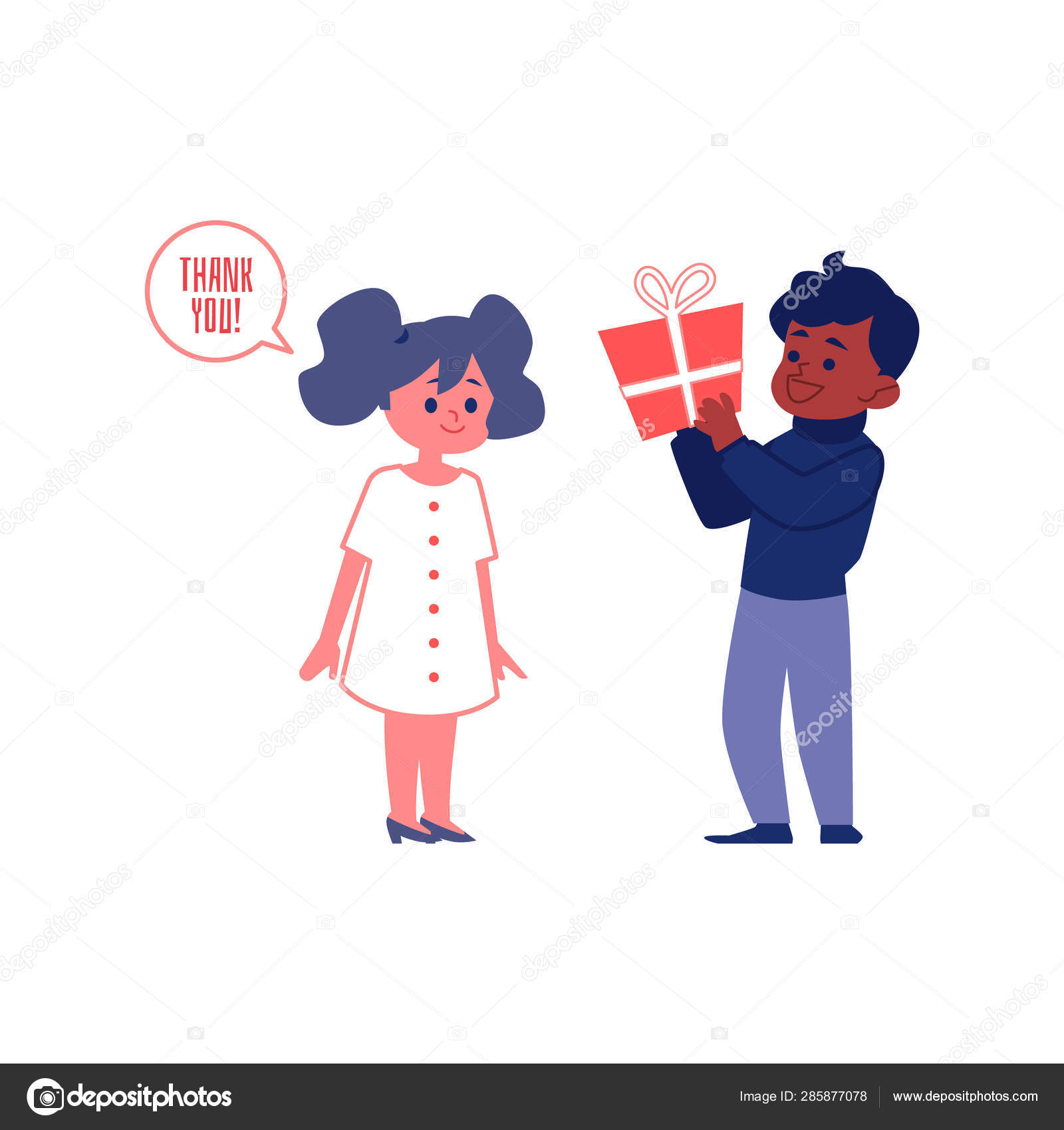 Polite girl with good manners thanking a friend vector illustration isolated. Stock Vector Image by ©Sabelskaya #285877078 Polite girl with good manners thanking a friend vector illustration isolated. Stock Vector Image by ©Sabelskaya #285877078