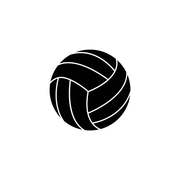 Single ball for volleyball isolated on white background. — Stock Vector