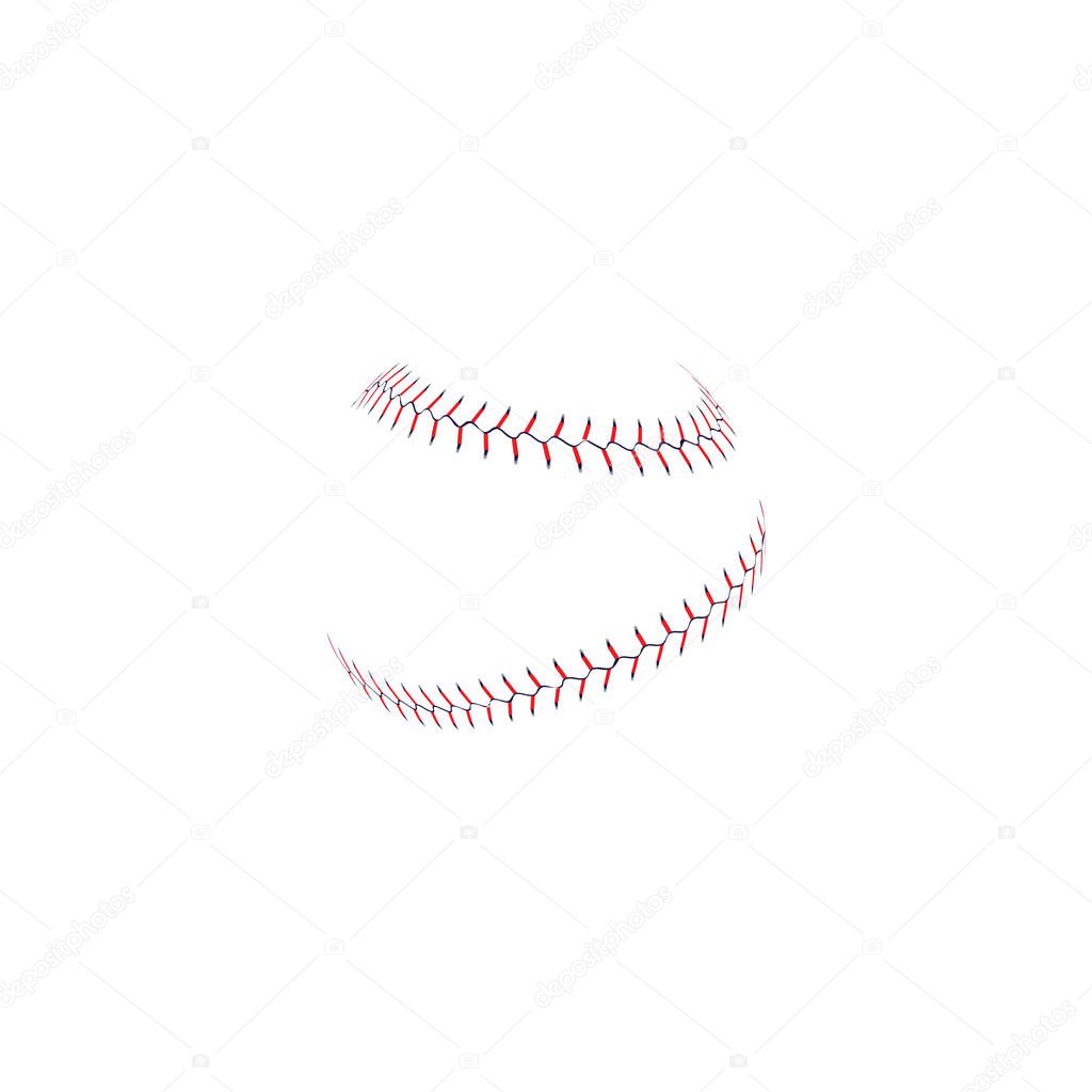 Baseball and softball game ball lace stitches