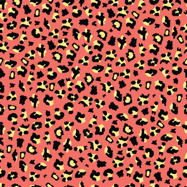 Mode Leopard nahtlose Muster für Textilien und Hintergründe Vektorillustration. — Stockvektor