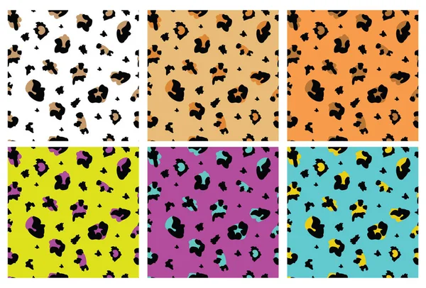 Bezproblémové nastavení barev leopardí — Stockový vektor