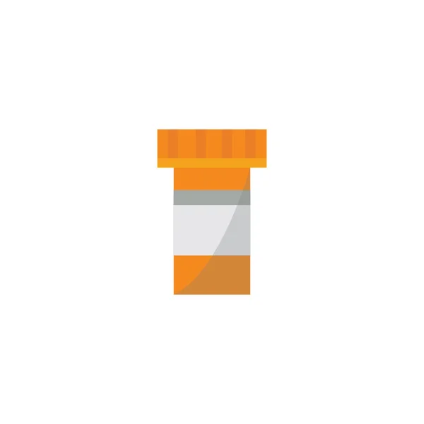 Packaging for drugs or blister with pills icon flat vector illustrations isolated. — ストックベクタ