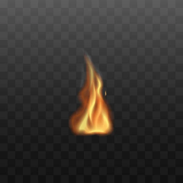 Alevler yanıyor, yanıcı şenlik ateşi kavramı. — Stok Vektör