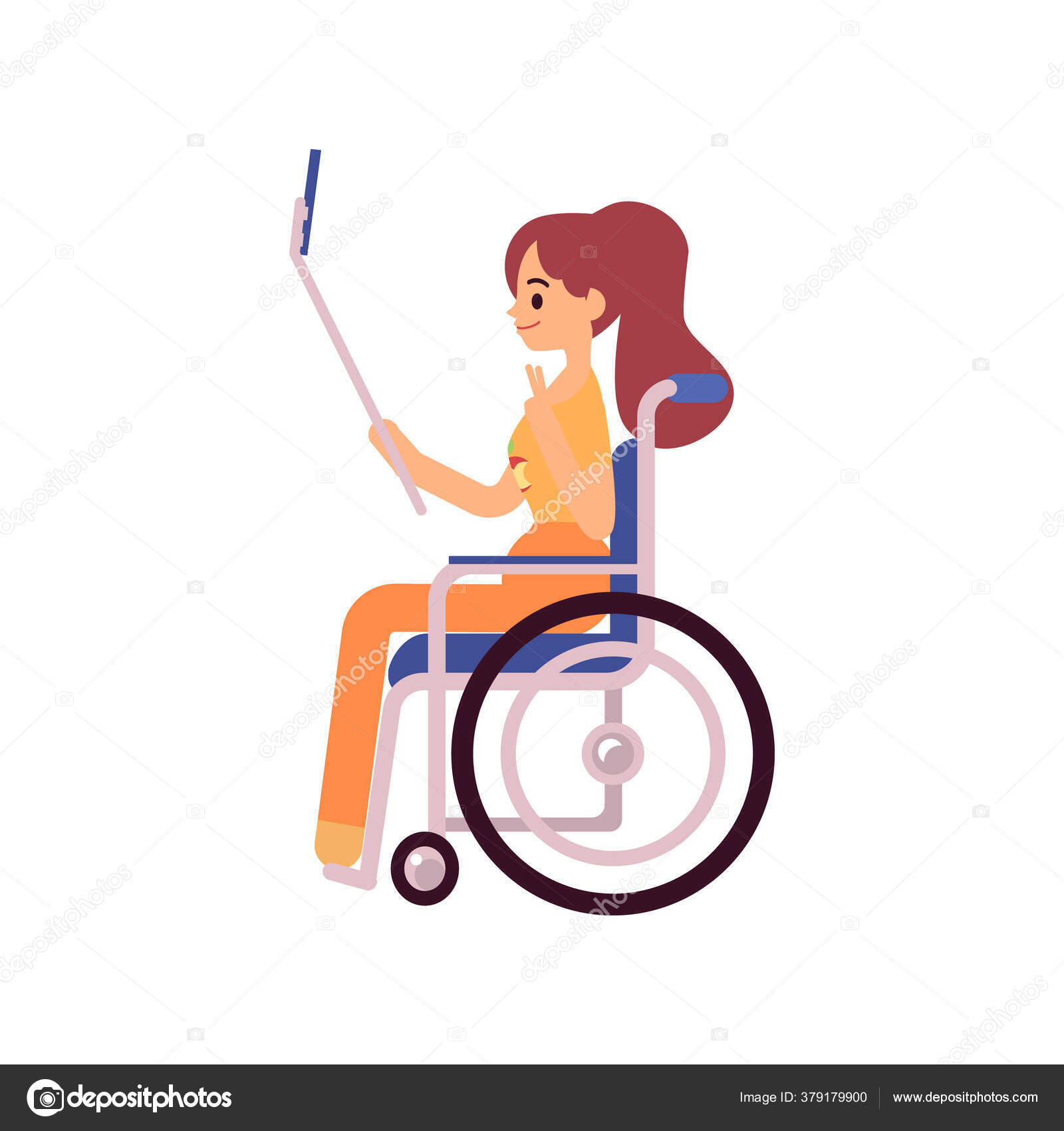 Collection of disabled people with their romantic partners and friends. Set  of men and women with physical disorder or impairment with mates and  family. Flat cartoon characters. Vector illustration. Stock Vector Image