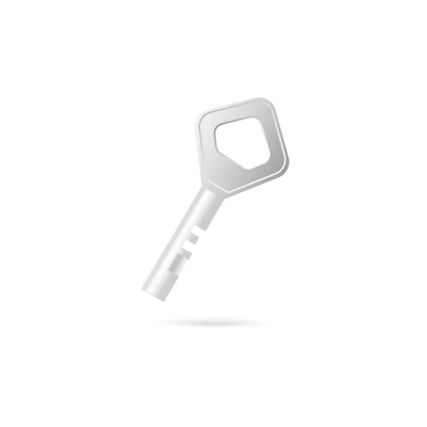 Modello di serratura della porta o lucchetti chiave, realistica illustrazione vettoriale isolato . — Vettoriale Stock