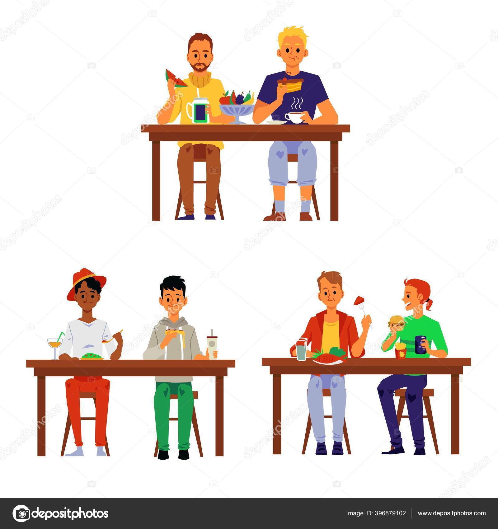 Setting The Table Cartoon