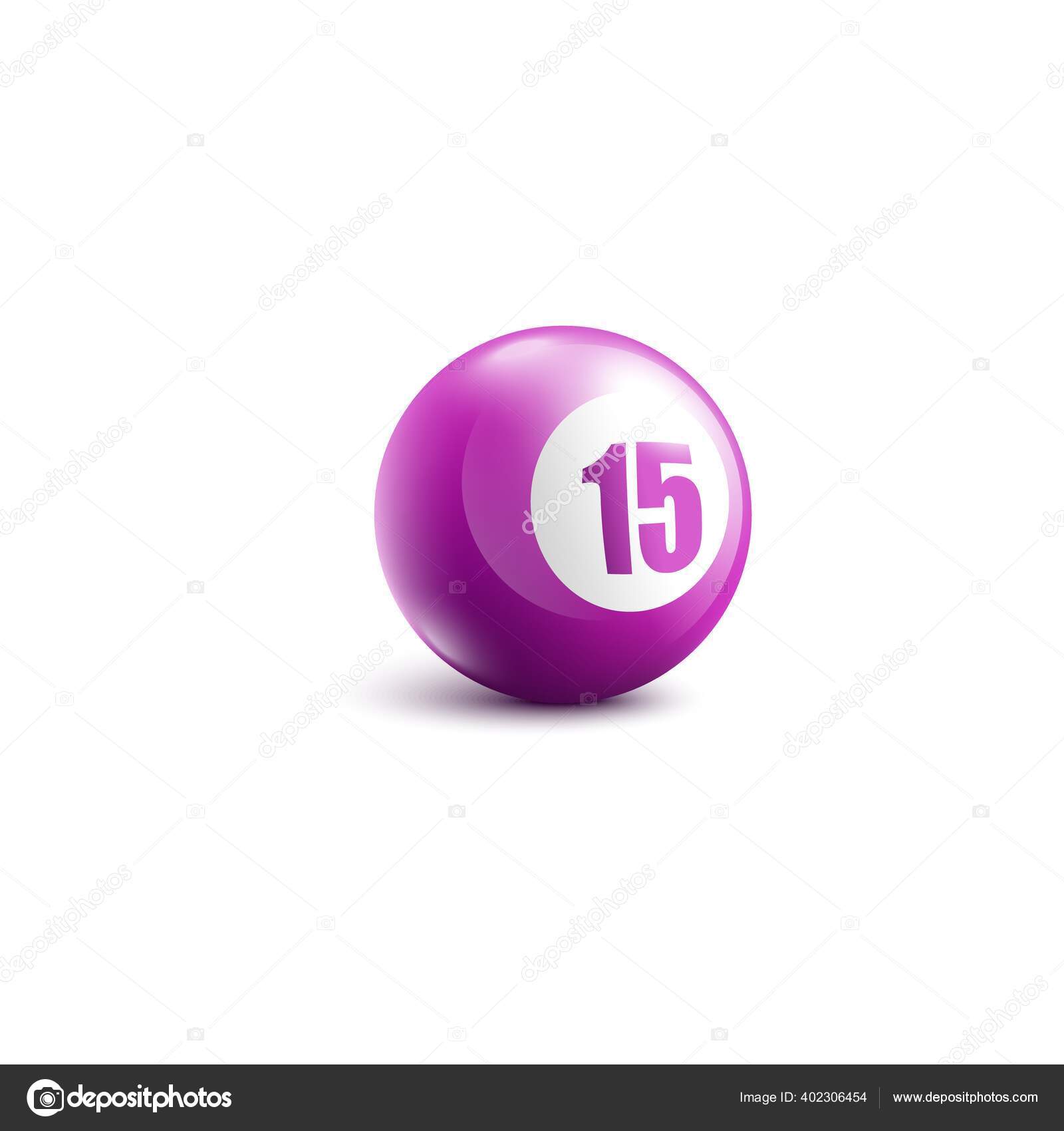 Download Purple Bingo Ball With Number 15 Mockup Realistic Vector Illustration Isolated Vector Image By C Sabelskaya Vector Stock 402306454