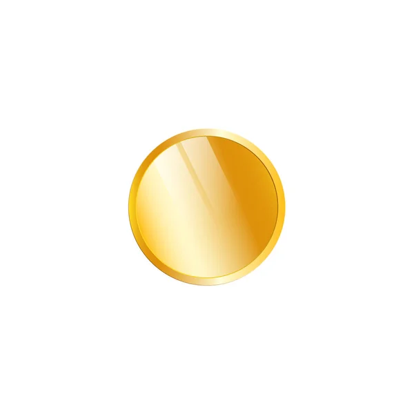 Złoty kasyno Jackpot monety makieta, realistyczny wektor ilustracji izolowane. — Wektor stockowy