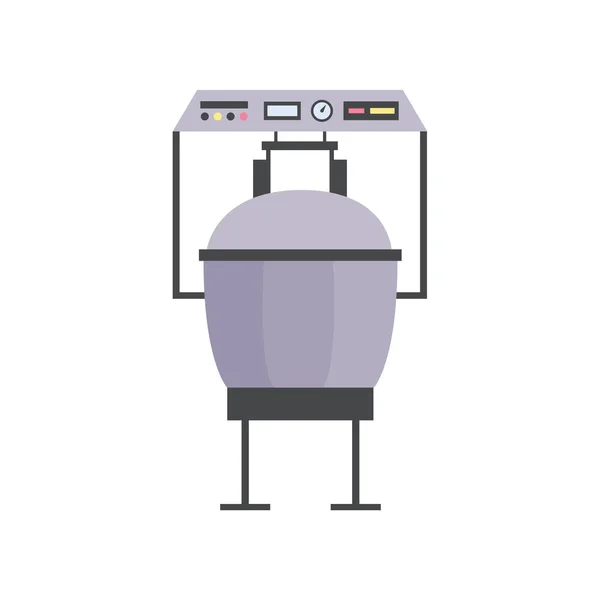 Ilustración aislada vectorial de equipos industriales para amasar masa para una panadería. — Vector de stock