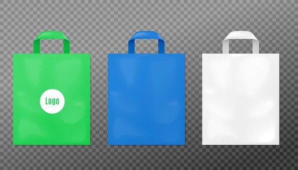 Free Vector  Set of white and transparent plastic bags.