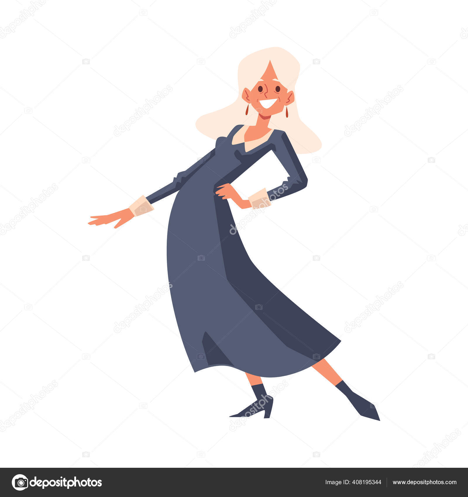 Linda mujer alegre personaje de dibujos animados bailando vector plano ilustración aislado. vector, gráfico vectorial © Sabelskaya imagen #408195344 Linda mujer alegre personaje de dibujos animados bailando vector plano ilustración aislado. vector, gráfico vectorial © Sabelskaya imagen #408195344