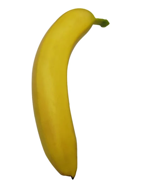 Banán Fehér Alapon — Stock Fotó