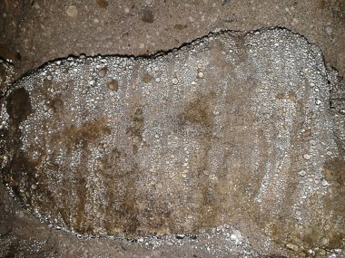 Przemysll, Polonya duvar yeraltı arka planda damla ile kondens