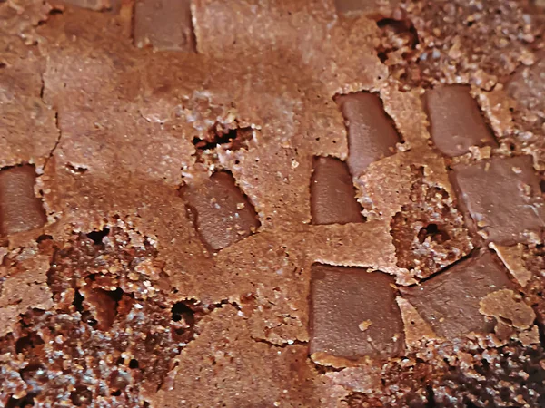 Текстура Вкусного Шоколадного Брауни — стоковое фото