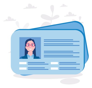 kartın kadın yüzü resimli çizgi film vektör çizimi