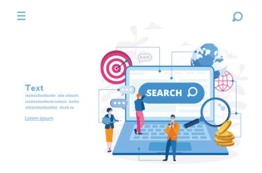 Simgeli büyük dizüstü bilgisayarda çalışan takım