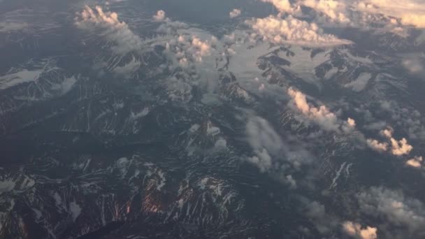 Ισλανδία Από Αεροπλάνο — Αρχείο Βίντεο