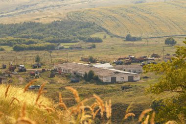 Tarım ve kırsal makine. Dağın görüntülemek.