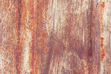 Eski paslı metal yüzey yakın çekim