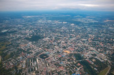 Siste akşam şehrinin en iyi görünümü
