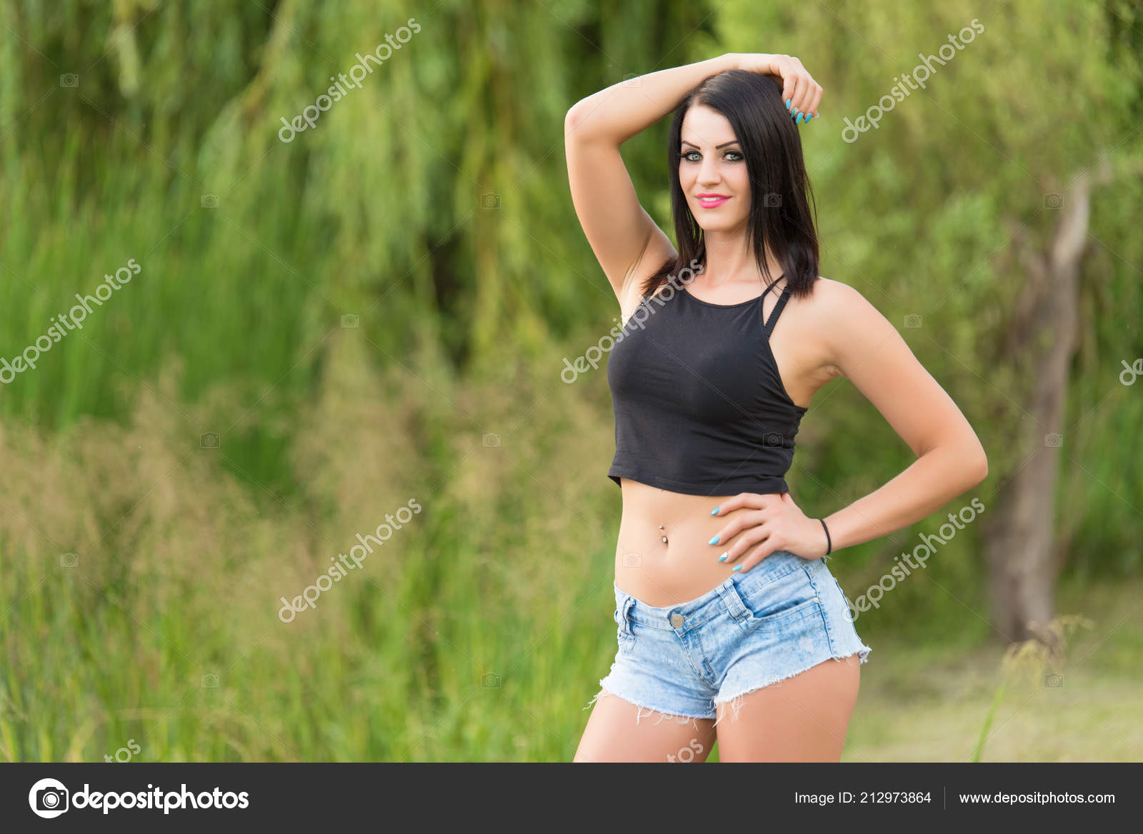 Girl photo pose