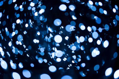 Arka plan için mavi tonda bokeh