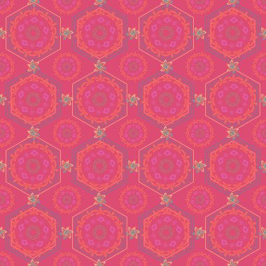 Dikişsiz tekrar desen illüstrasyon