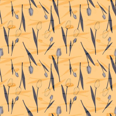 Dikişsiz tekrar desen illüstrasyon