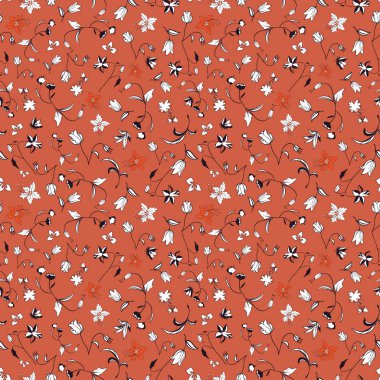 Stilize soyut florals vektör Illustration.