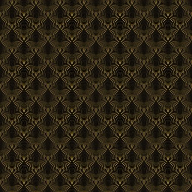 Sarı Ve Siyah Çarpık Şekillerin Vektör Çizimi.