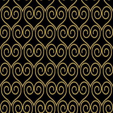 Geometrik seamless yineleme modeli. Vektör çizim.