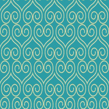 Geometrik seamless yineleme modeli. Vektör çizim.