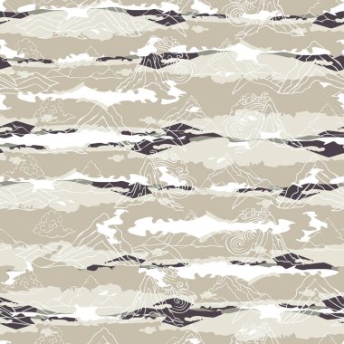 Manzaranın vektör illüstrasyonu