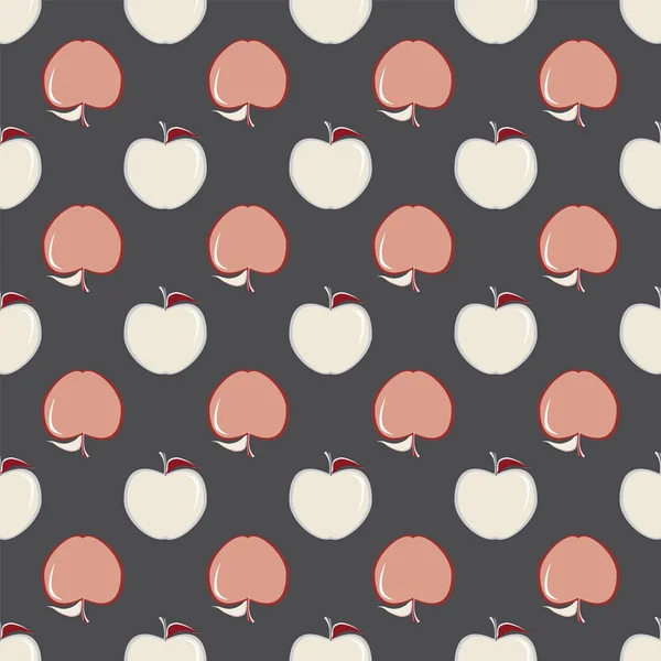 Illustration vectorielle des pommes . — Image vectorielle