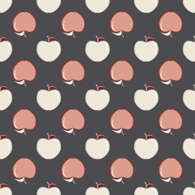 Elma vektör çizim.