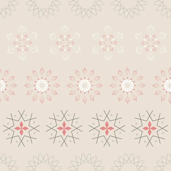 Illustration abstraite et transparente des flocons de neige . — Image vectorielle