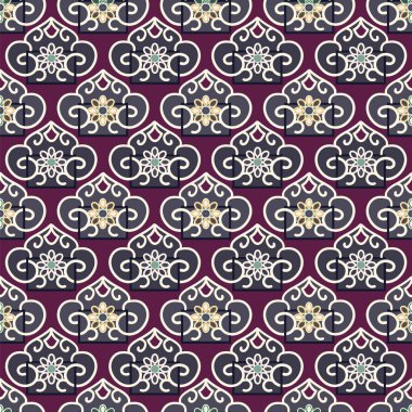 Geleneksel Unsurlar ile Süslü Desen