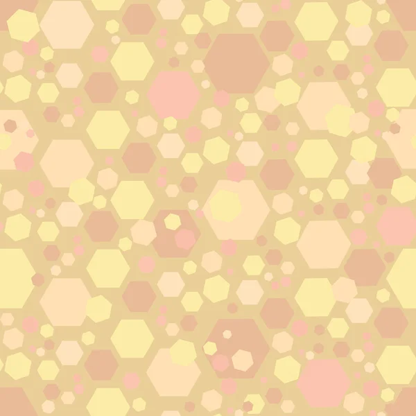 Ilustración abstracta del patrón sin costura de hexágonos — Vector de stock