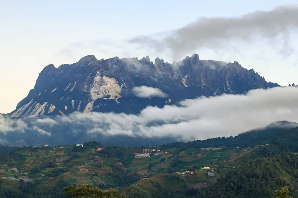 Majestoso Monte Kinabalu Sabah Bornéu — Fotografia de Stock
