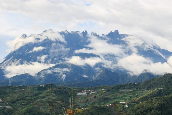 Majestueux Mont Kinabalu Sabah Bornéo — Photo